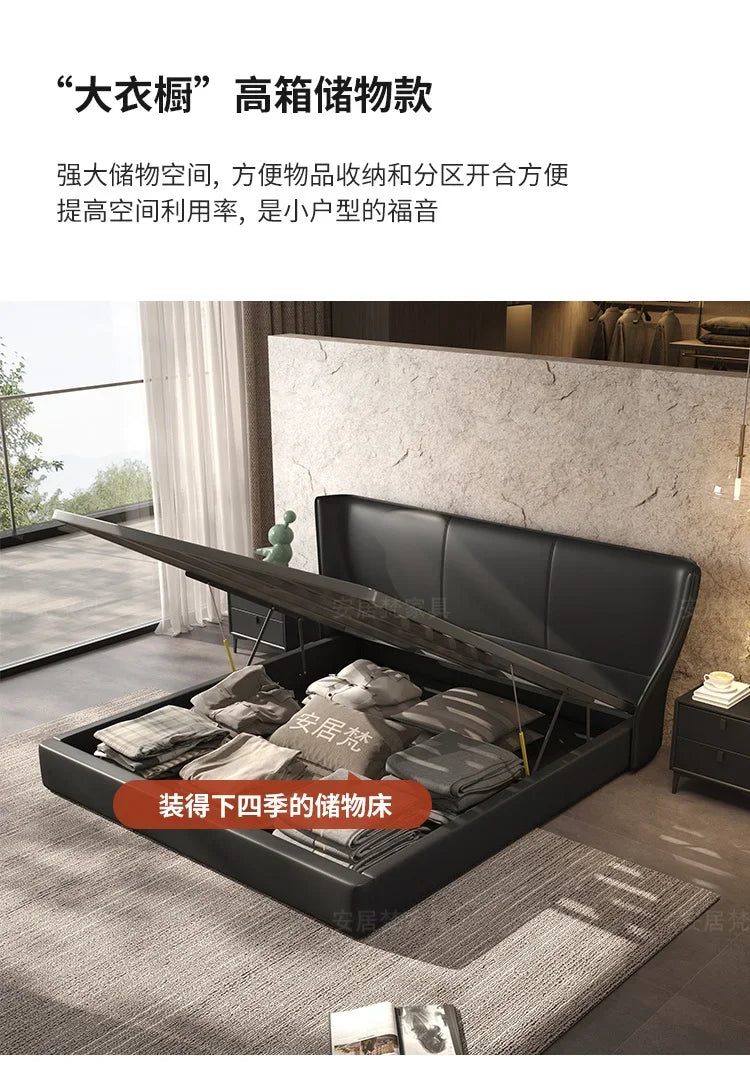 Family Bed Modern Beds Frame Bedroom Furniture Upholstered Twin Queen Size Frames Luxury Double Single Home Bedframe Base WW