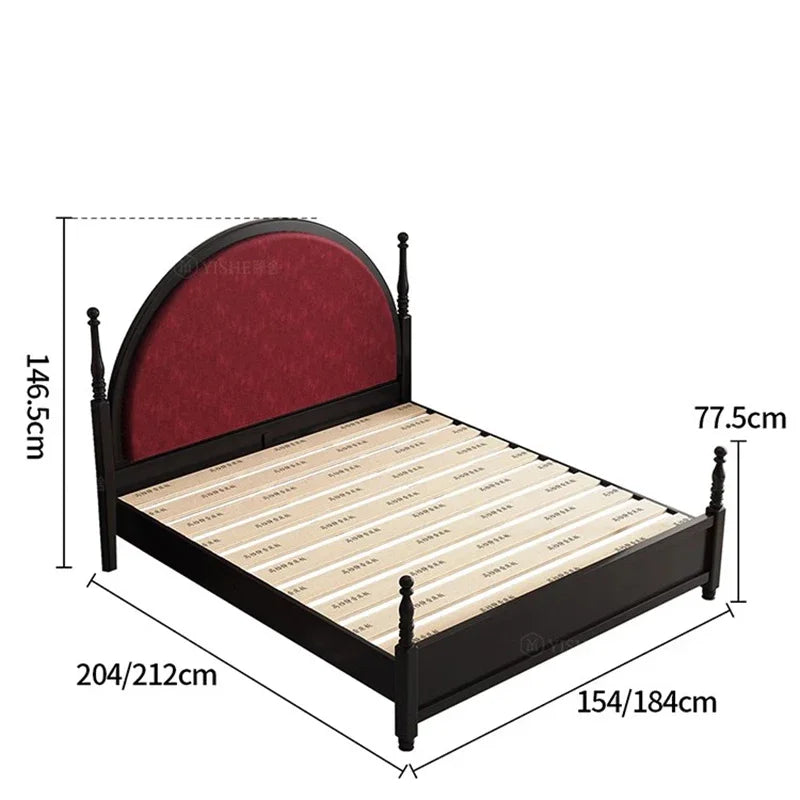 Bedframe Modern Beds Bed Frame Luxury Single Bedroom Furniture Family Double Twin Base Queen Size Frames Home Upholstered WW