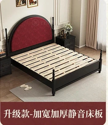 Bedframe Modern Beds Bed Frame Luxury Single Bedroom Furniture Family Double Twin Base Queen Size Frames Home Upholstered WW